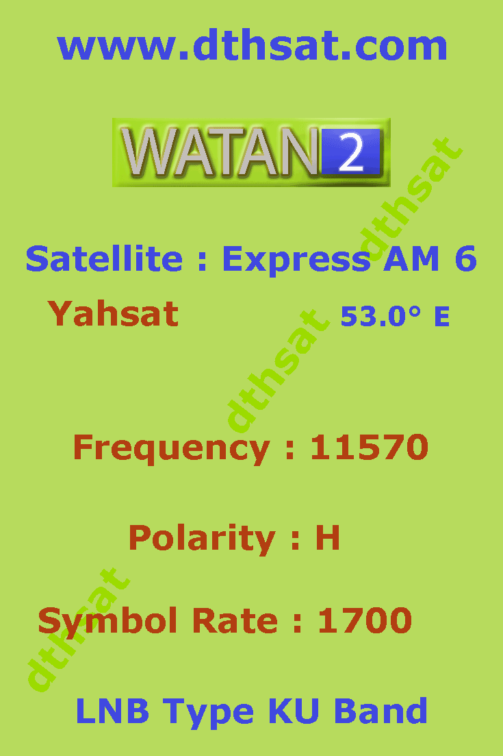 Watan-TV-Frequency