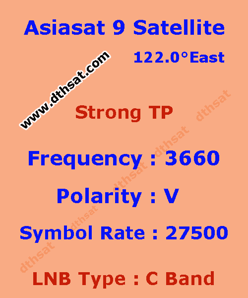 Asiasat 9 Channel List 2021 Frequency Tp